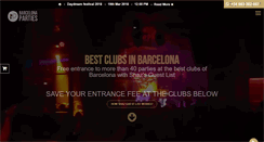 Desktop Screenshot of barcelonaparties.com